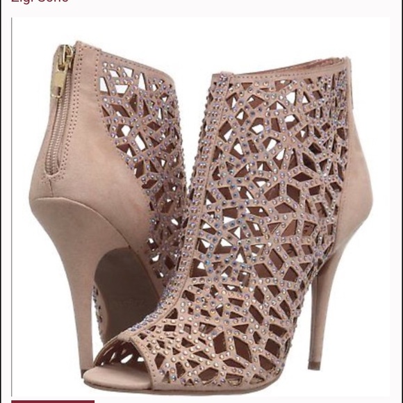 Zigi Soho Rhinestone Caged Booties - Picture 2 of 4